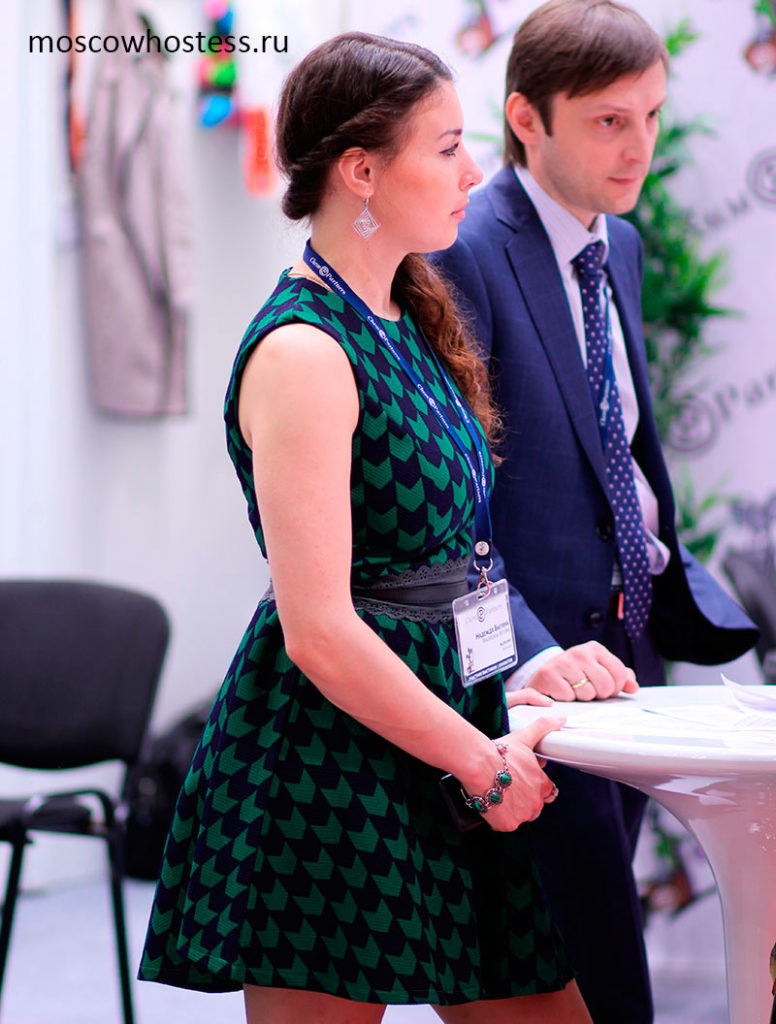 Russian Interpreter Exhibition Hostess for FeedVet Expo Moscow Trade Show