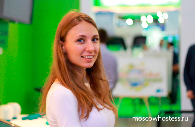 Hostess Interpreter for Wedding Fashion Moscow Exhibition