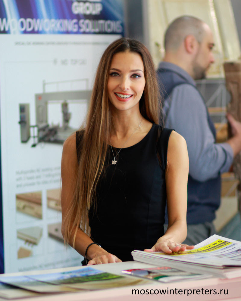 Hostesses for Moscow Trade Shows