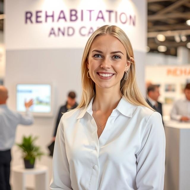 Russian Hostess for INTEGRATION MOSCOW - International Exhibition of Technologies and Equipment for Rehabilitation and Care