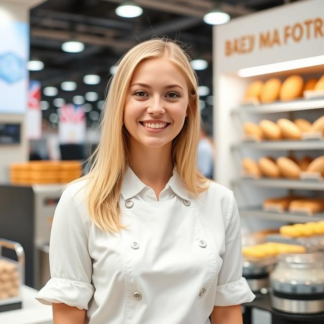 Russian Hostesses at the Modern Bakery | Confex Exhibition in Moscow Expocentre