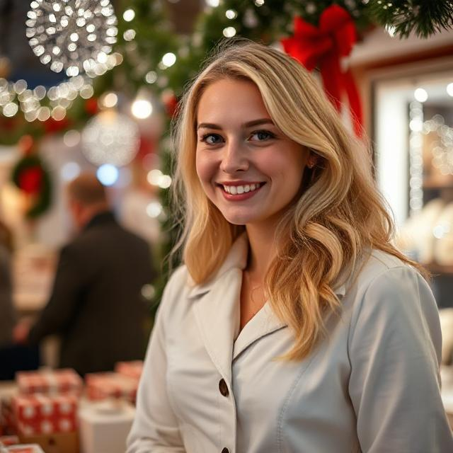 Hostesses ChristmasBox Podarki Moscow Exhibition