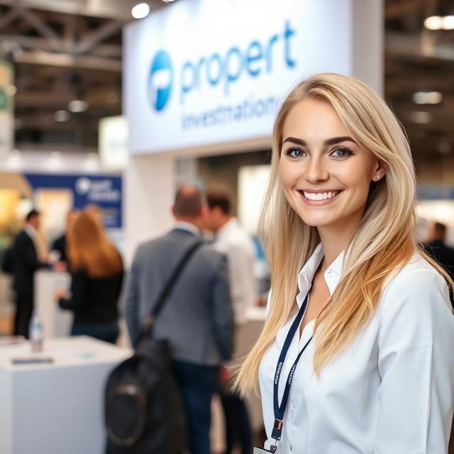 Russian Hostess at the Moscow Overseas Property & Investment Show