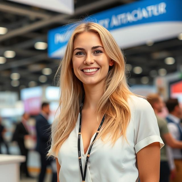 Russian Stand Hostess: The Elegant Ambassador of the Moscow International Property Show at Crocus Expo