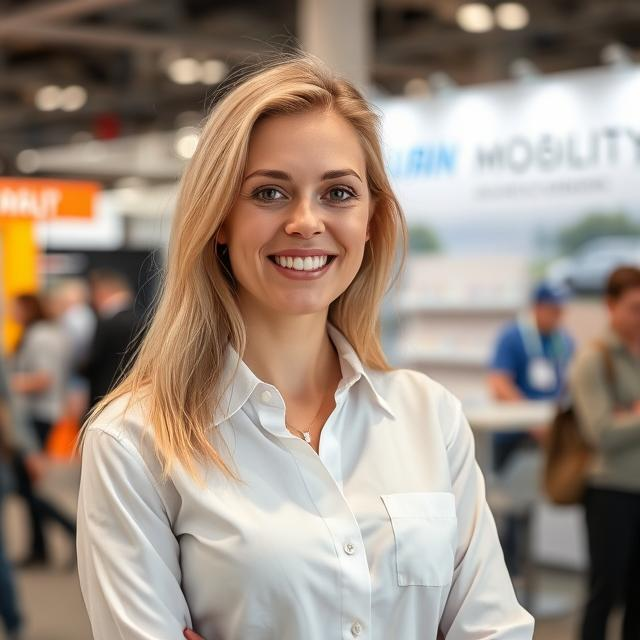Russian Stand Assistant at Russian Urban Mobility Week in Moscow