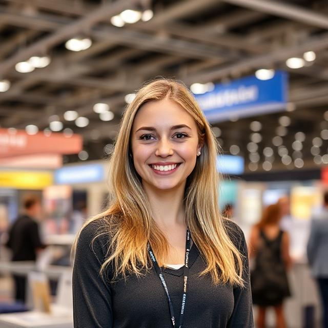 Russian Hostesses at the Wasma Moscow Exhibition in Expocentre