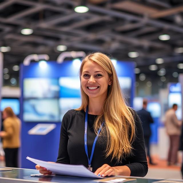 Exhibition Stand Hostess at CTT Expo Moscow