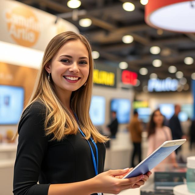 Professional Russian Hostesses for FlowersExpo Moscow at Crocus Expo