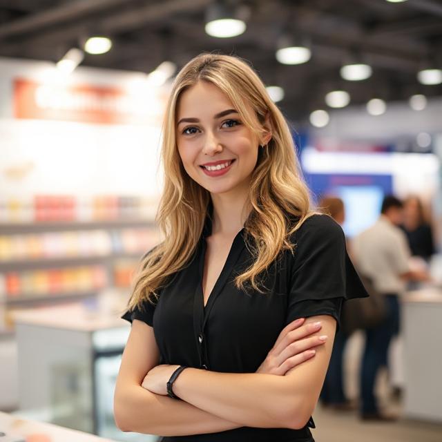 Professional Russian Hostess Services for IPSA Moscow Exhibition at Crocus Expo