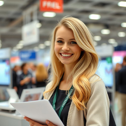 Professional Russian Hostess Services for the Moscow International Book Fair