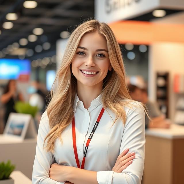 Professional Russian Booth Hostess Services for Mir Detstva Moscow at Crocus Expo