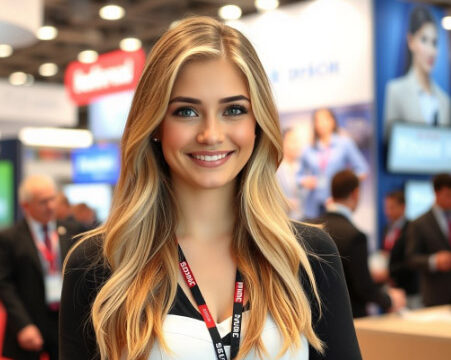 Hôtesse de Stand pour un Salon à Moscou