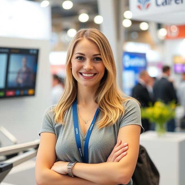 Hostess Θέσης σε Έκθεση της Μόσχας