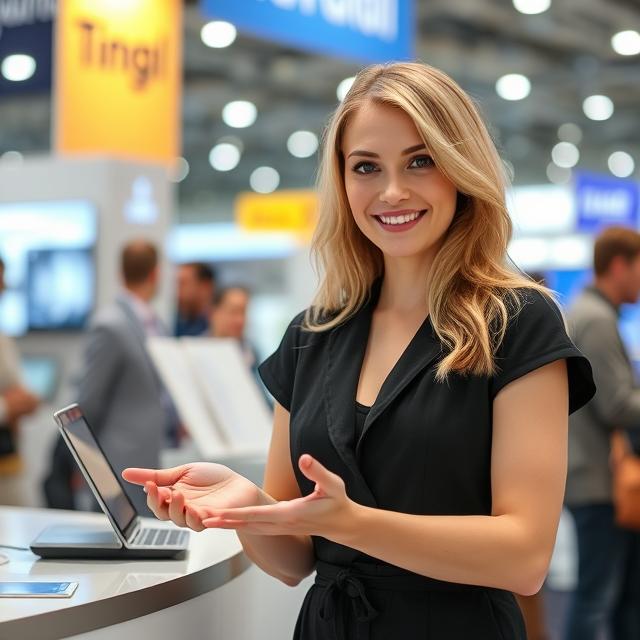 Stand Hostess a Moszkvai Kiállításon