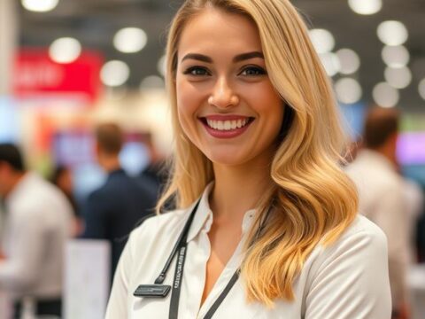 Hostess Booth untuk Pameran Moskow