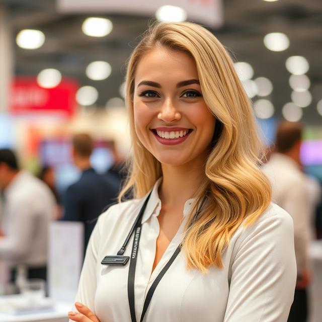 Hostess Booth untuk Pameran Moskow