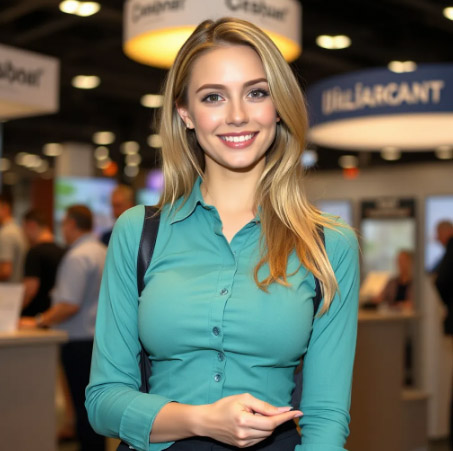 Hostess para Stand em Feiras de Moscou