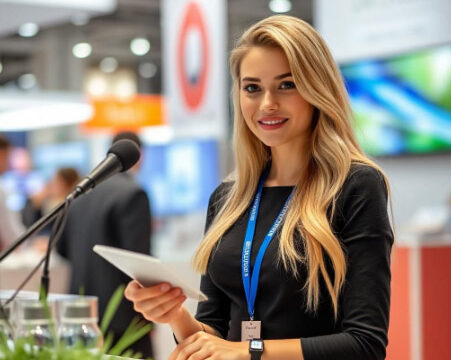 Hostesă pentru Stand la Expoziții în Moscova