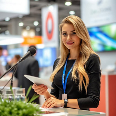 Hostesă pentru Stand la Expoziții în Moscova