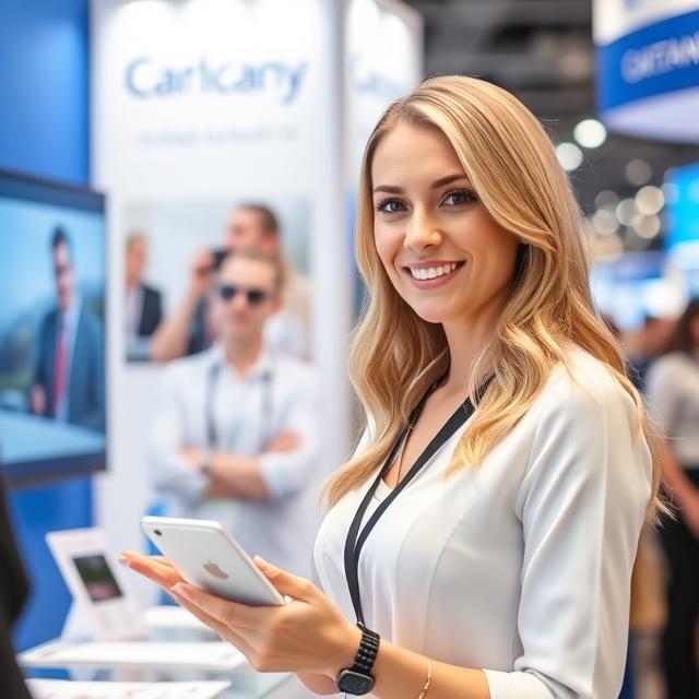 Hostess Gian Hàng tại Triển Lãm Moscow