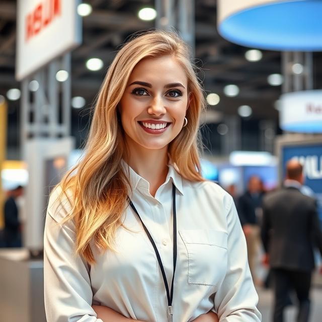 Russian Exhibition Hostess for Moscow Yacht Show