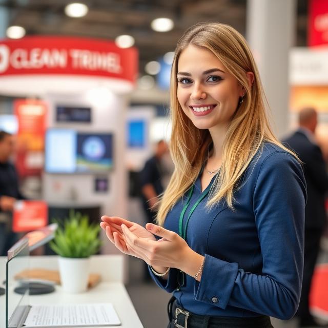 Professional Russian Booth Assistant for ROSMOULD Moscow Exhibition