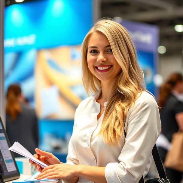Hiring a Russian Booth Assistant for Fashion Trade Fairs in Moscow