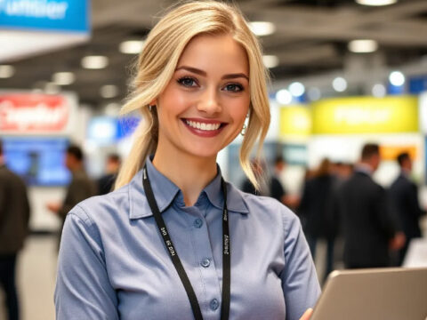 Hiring a Russian Stand Hostess for Moscow Textile Trade Fairs