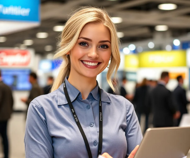 Hiring a Russian Stand Hostess for Moscow Textile Trade Fairs