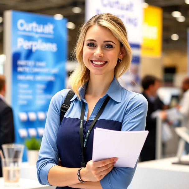 Russian Booth Assistant for IT Exhibition in Moscow