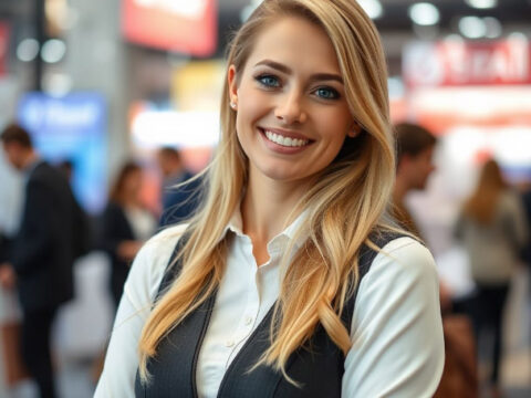 Messehostessen und Promomodels in Moskau