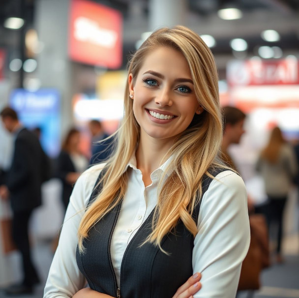 Messehostessen und Promomodels in Moskau