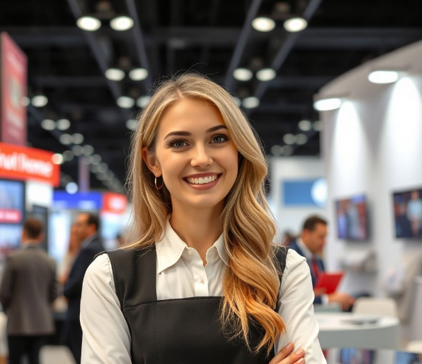 Russian Booth Hostess for Education Fairs in Moscow