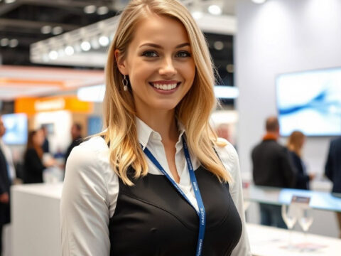 Russian Stand Assistant for Electric Equipment Exhibition in Moscow