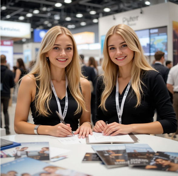 Precision and Poise The Strategic Role of Event Hostesses at Moscow's Mould & Die Trade Show