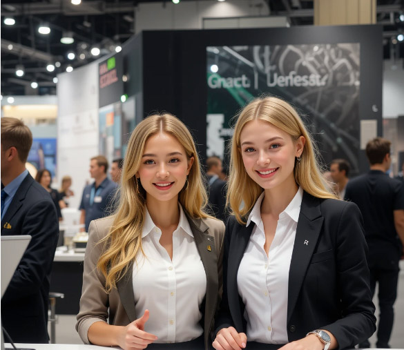The Essential Role of Hostesses at Moscow's Forestry Industry Exhibition