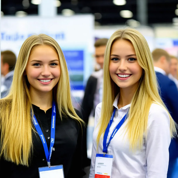 Trade Show Models at Moscow's Nursing & Elderly Care Exhibitions