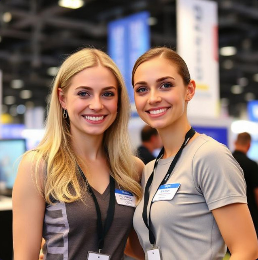 Booth Hostesses at Moscow’s Heating Industry Exhibitions