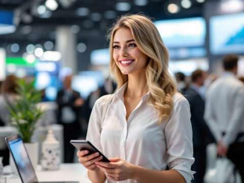 Promotional Models at Moscow’s Glass Industry Exhibitions