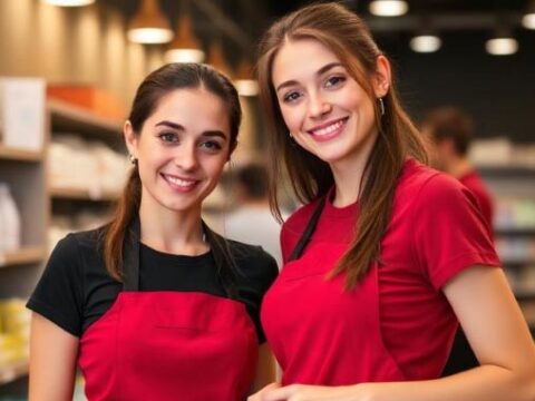 Russian Booth Assistants at Crocus Expo Trade Fairs