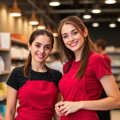 Russian Booth Assistants at Crocus Expo Trade Fairs