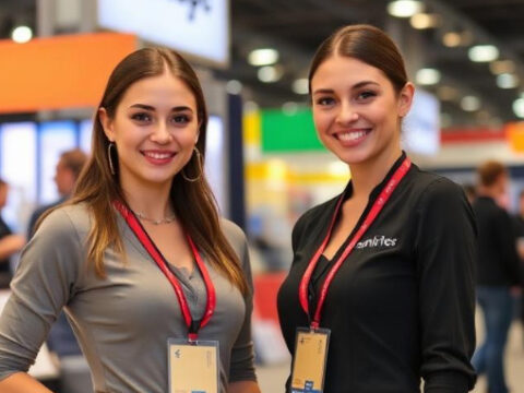 Russian Booth Assistants at Moscow’s Consumer Electronics Expos