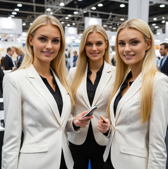 Russian-English Hostesses at Main Stage Exhibition Centre