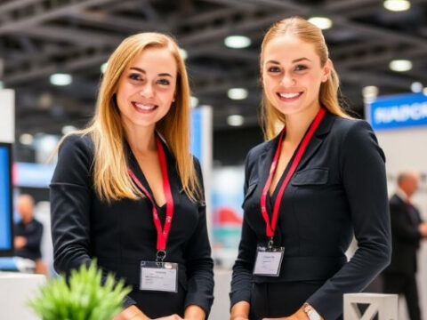 Russian Exhibition Assistants at Crocus Expo