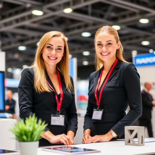 Russian Exhibition Assistants at Crocus Expo