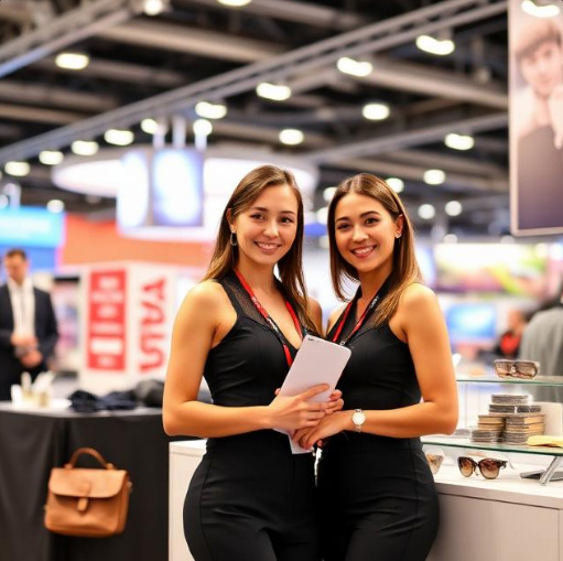 Russian Exhibition Booth Assistants at Moscow’s Composites Industry Trade Shows