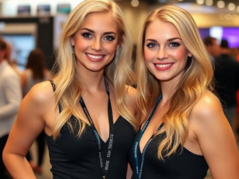 Russian Trade Show Hostesses at Moscow’s Textile Industry Exhibitions