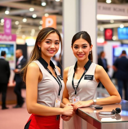 Trade Show Assistants at Moscow’s Commercial Real Estate Exhibitions