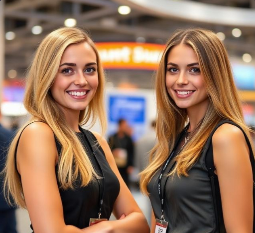 Booth Staff at Moscow Trade Shows