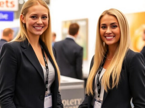 Hostesses at Moscow’s Children’s Goods Trade Shows